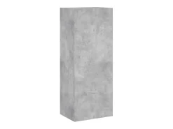 Móvel De Tv*vidaxl 5 pcs móveis de parede p/ TV derivados de madeira cinza cimento Cinzento claro