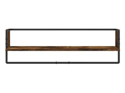 Prateleira|vidaxl 6 pcs prateleiras parede derivados de madeira carvalho fumado Castanho