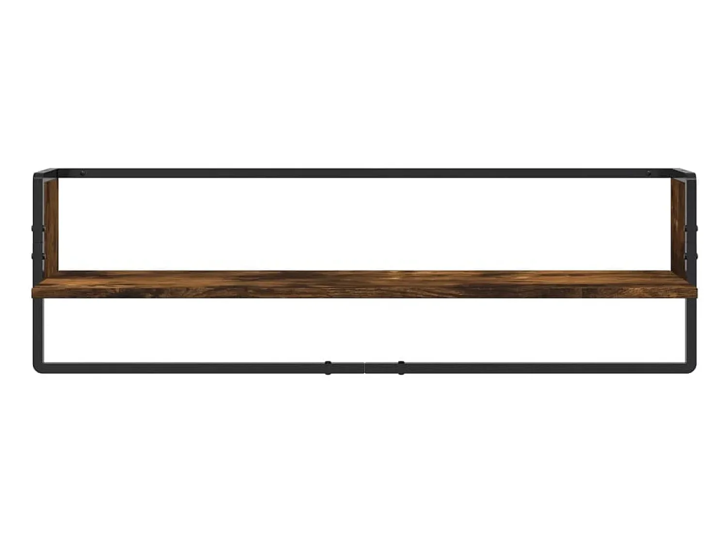 Prateleira|vidaxl 6 pcs prateleiras parede derivados de madeira carvalho fumado Castanho