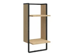 Prateleira*vidaxl 4 pcs prateleiras parede derivados de madeira carvalho sonoma Castanho