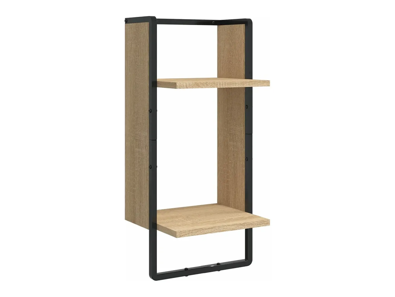 Prateleira*vidaxl 4 pcs prateleiras parede derivados de madeira carvalho sonoma Castanho