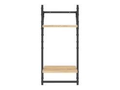 Prateleira*vidaxl 6 pcs prateleiras parede derivados de madeira carvalho sonoma Castanho