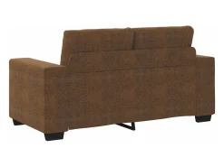 Sofá*vidaxl | Sofá | 2 pcs 221 x 78 x 80 cm Couro sintético Castanho