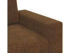 Sofá*vidaxl | Sofá | 2 pcs 221 x 78 x 80 cm Couro sintético Castanho
