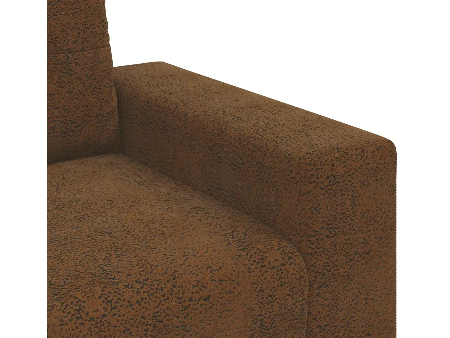 Sofá*vidaxl | Sofá | 2 pcs 221 x 78 x 80 cm Couro sintético Castanho