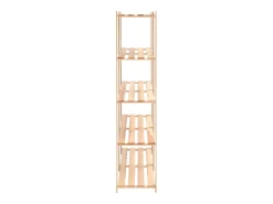 3 unidades arrumação 5 prateleiras 170x38x170cm pinho 500 kg PT161763^ Prateleira