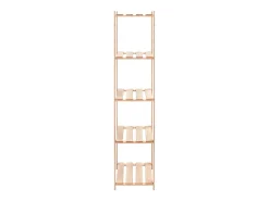 5 unidades arrumação 5 prateleiras 80x38x170cm pinho 250 kg PT195622^ Prateleira