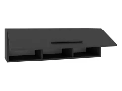 Outlet A prateleira modular haaus Kos, 1 porta, antracite, 30 x 30 x 95 cm Cinza antracite