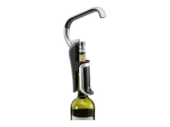 Chef & Sommelier Abridor de vinho com alavanca e cortador de cápsulas integrado em aço inoxidável -^ Acessório Vinho E Bar