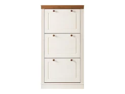 Móvel De Arrumação|Sapateira|Loft24 Anita | Sapateira com 3 abas em Pinho Branco