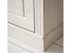 Móvel De Arrumação|Sapateira|Loft24 Anita | Sapateira com 2 Abas e 1 Gaveta em Pinho Branco