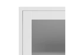 Dmora Aparador Ampezzo, Buffet de sala, Aparador de sala, Despensa de cozinha, 89x40 h113 cm,^ Vitrina