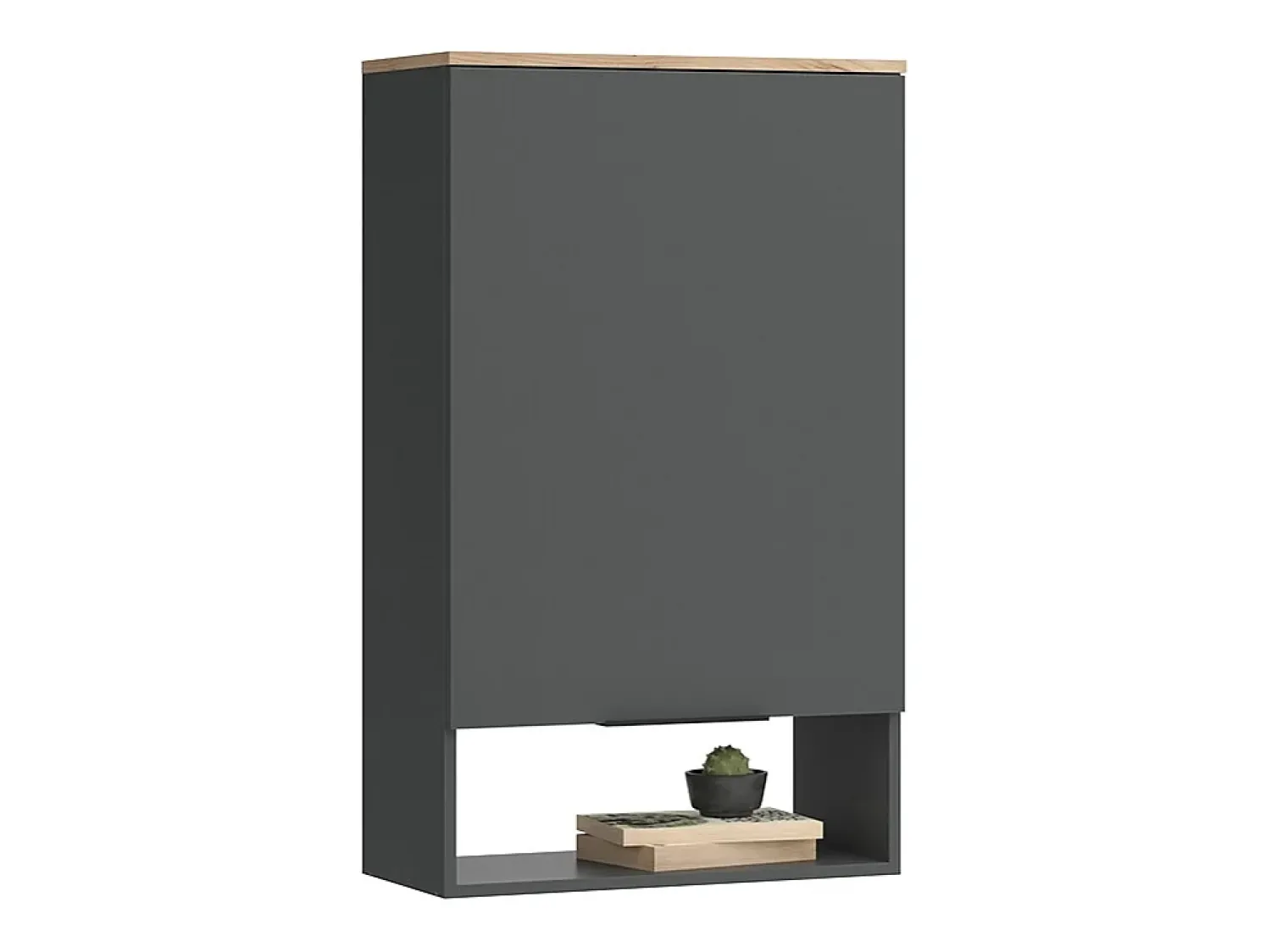 Prateleira|Vicco Aparador antracite 60x30x100 wido Cinza antracite