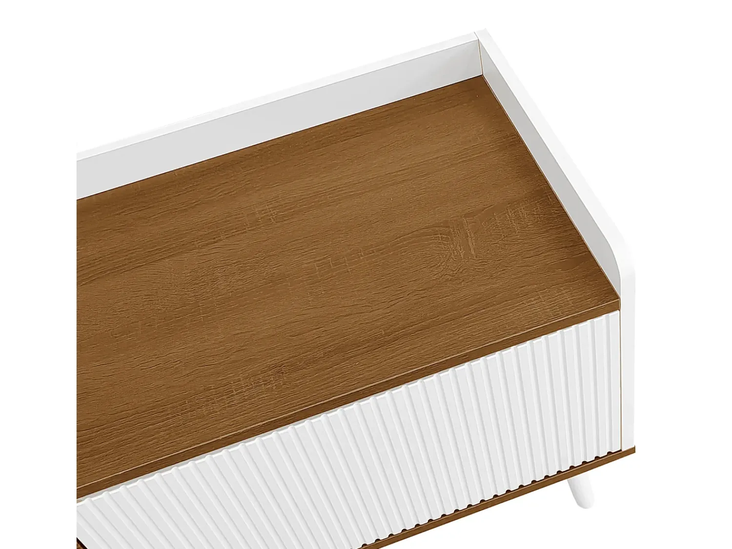 Aparador baixo de 3 portas com prateleira, 160 cm de altura, para TV, moderno, ideal para sala de estar, na cor branca.^ Móvel De Tv
