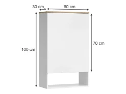 Vicco Aparador /sonoma 60x30x100 wido^ Prateleira