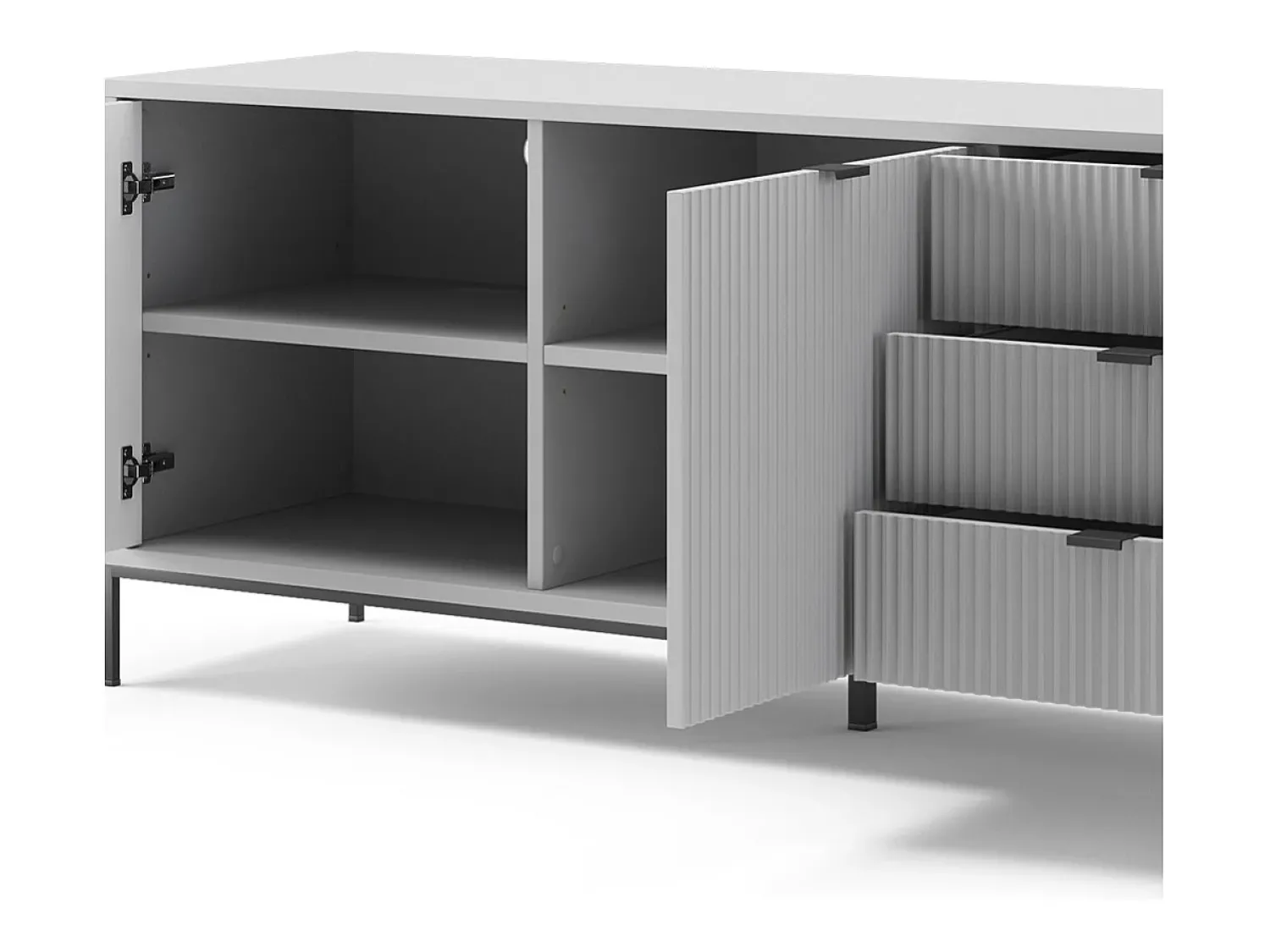 Online Vicco Aparador cinza 150x42x60 eliza Cinzento