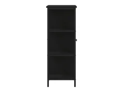 Banco|Mobikasa Aparador cômoda armário armário organizador cozinha sala sala 70 x 30 x 80 cm madeira trabalhada preta 02_0036092 Preto