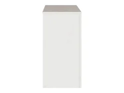 Consola*vidaxl Aparador com gaveta Drammen 89,5 x 37 x 73 cm Branco