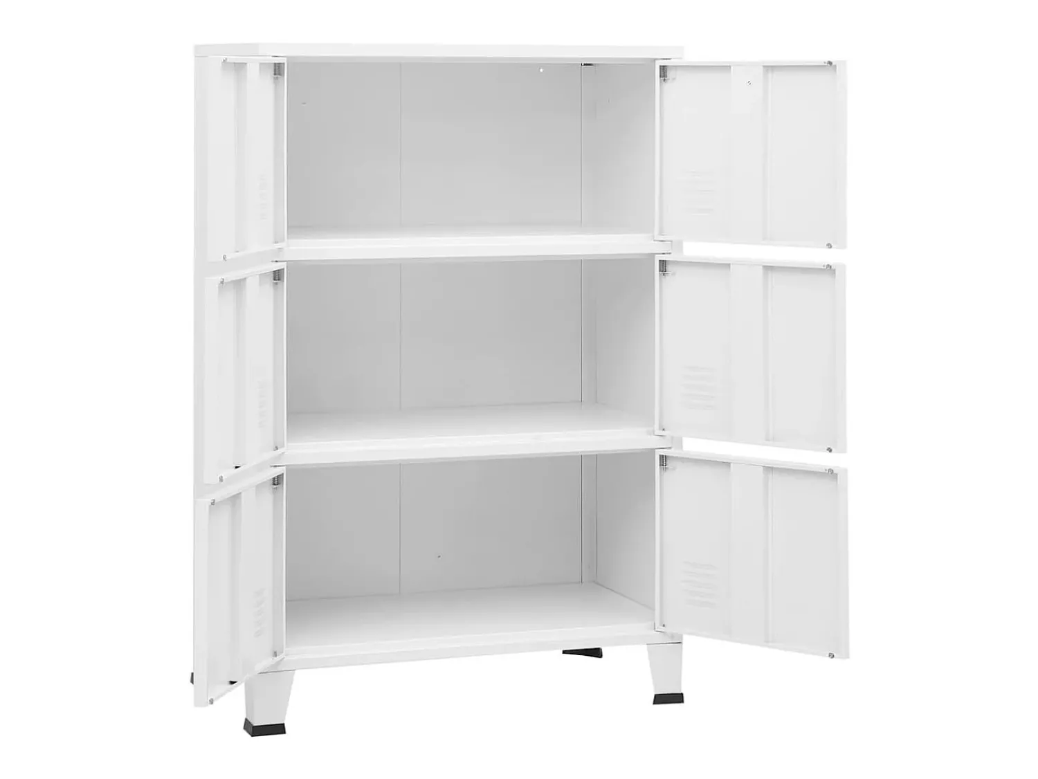 vidaxl Aparador de arrumação industrial 75x40x115 cm metal^ Acessórios De Arrumação