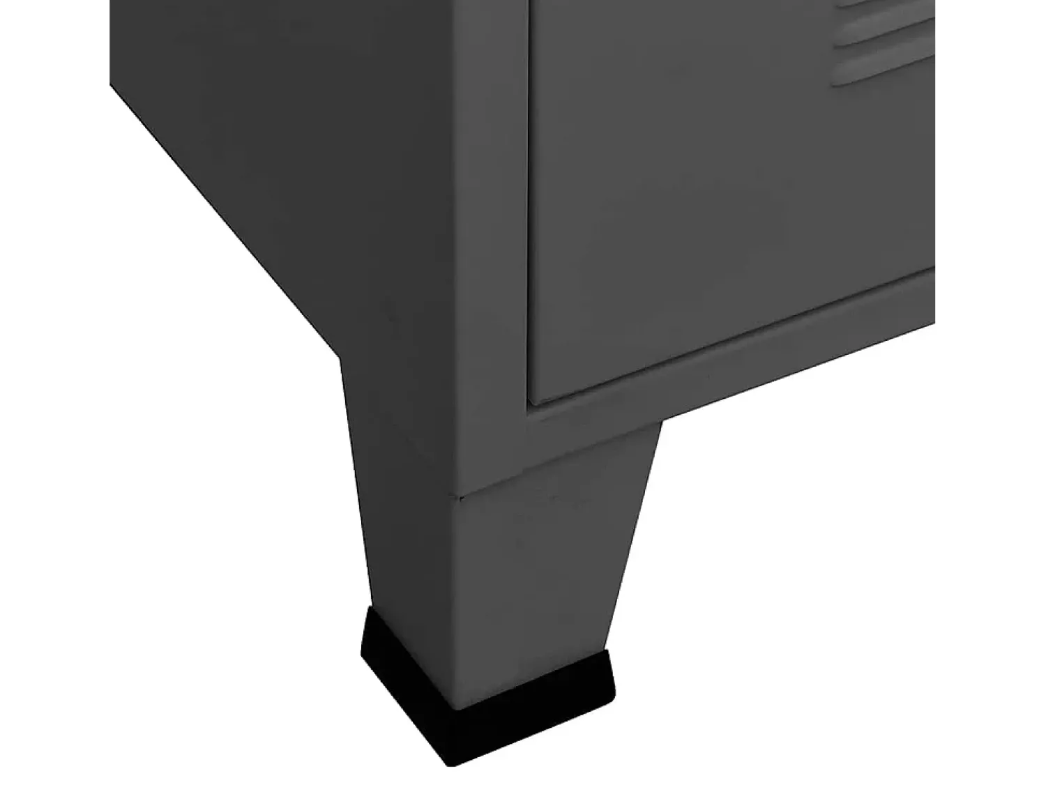 Acessórios De Arrumação|vidaxl Aparador de arrumação industrial 75x40x115 cm metal antracite Cinza antracite
