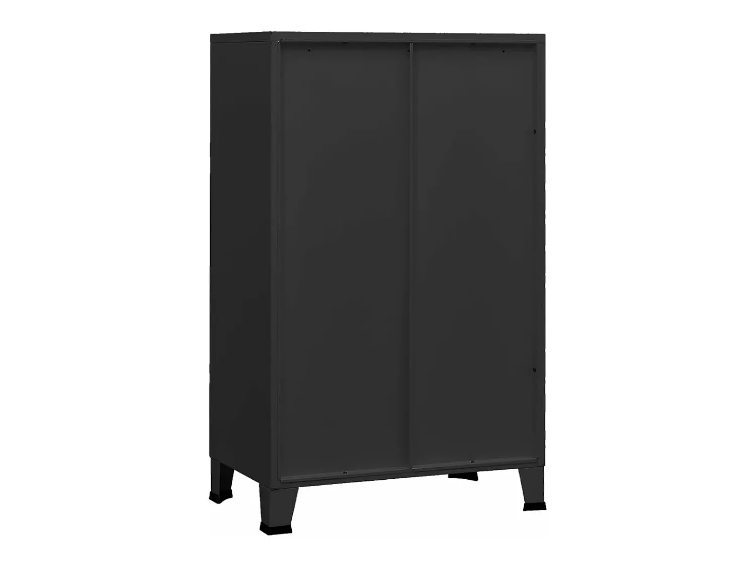 Acessórios De Arrumação|vidaxl Aparador de arrumação industrial 70x40x115 cm metal Preto
