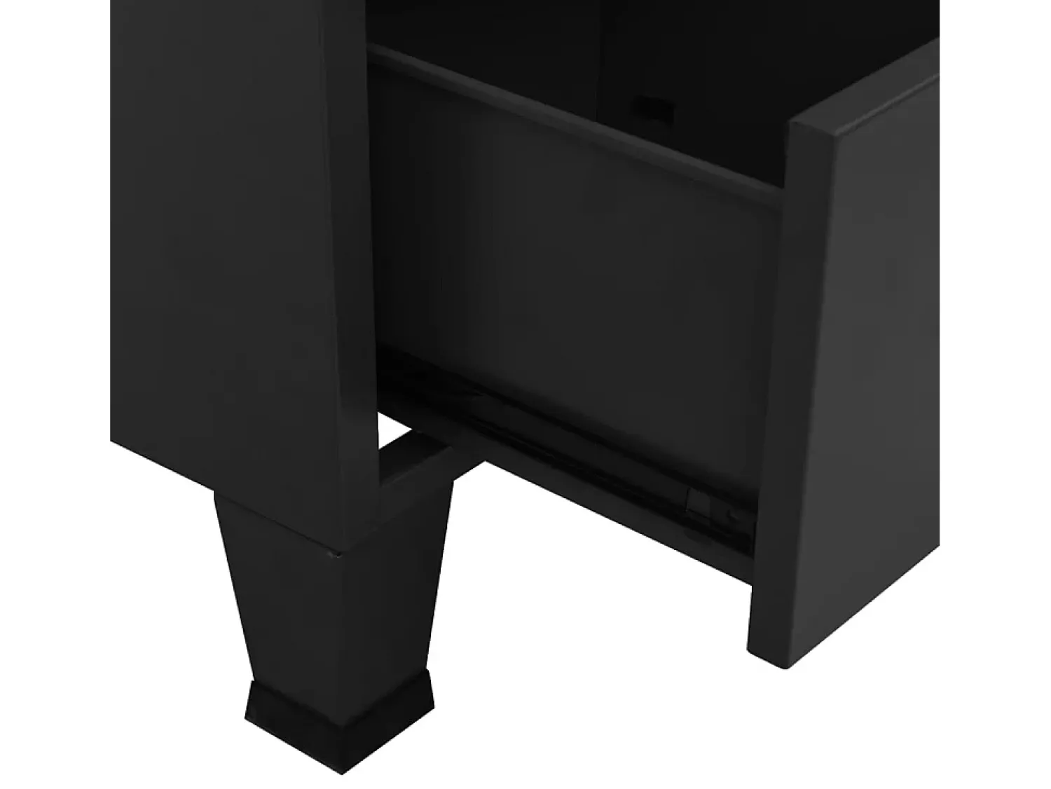 Acessórios De Arrumação|vidaxl Aparador de arrumação industrial 70x40x115 cm metal Preto