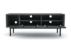 Aparador 130x50x45 cm cinza tundra Capella CAPL01-130^ Móvel De Tv