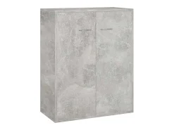 Prateleira|vidaxl Aparador 60x30x75 cm contraplacado cimento Cinzento