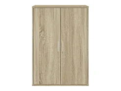 vidaxl Aparador 60x31x84 cm derivados de madeira carvalho sonoma^ Prateleira