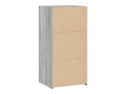 Prateleira|vidaxl Aparador 45x41x93 cm derivados de madeira sonoma Cinzento