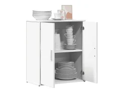 Prateleira|vidaxl Aparador 60x31x70 cm derivados de madeira Branco