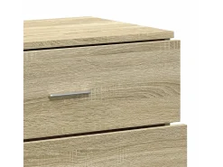 vidaxl Aparador 60x39x80 cm derivados de madeira carvalho sonoma^ Prateleira