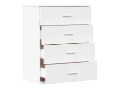 Prateleira*vidaxl Aparador 60x39x80 cm derivados de madeira Branco