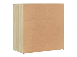 vidaxl Aparador 79x38x80 cm derivados de madeira carvalho sonoma^ Prateleira