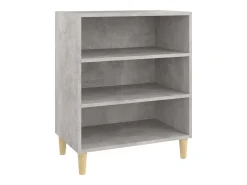 Prateleira|vidaxl Aparador 57x35x70 cm derivados de madeira cinza cimento Cinzento