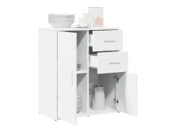 Prateleira|vidaxl Aparador 60x31x70 cm derivados de madeira Branco