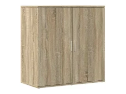 vidaxl Aparador 79x38x80 cm derivados de madeira carvalho sonoma^ Prateleira