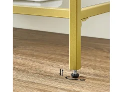 Consola* Aparador 130x30x73,3 cm Dourado