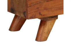 Móvel De Tv*Mobikasa Aparador/rack para TV design prático madeira maciça reciclada 140 cm 2502158 Castanho
