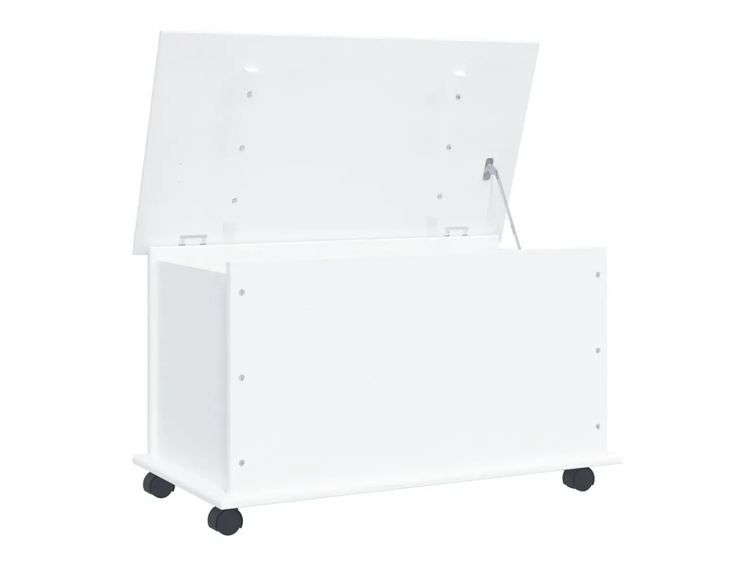 Arca arrumação c/ rodas ALTA 73x39,5x44 cm pinho maciço PT809341^ Acessórios De Arrumação