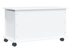Arca arrumação c/ rodas ALTA 73x39,5x44 cm pinho maciço PT809341^ Acessórios De Arrumação