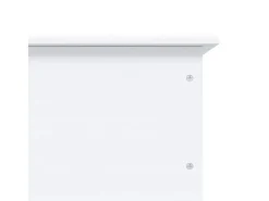 Acessórios De Arrumação*vidaxl Arca arrumação c/ rodas ALTA 73x39,5x43 cm pinho maciço Branco