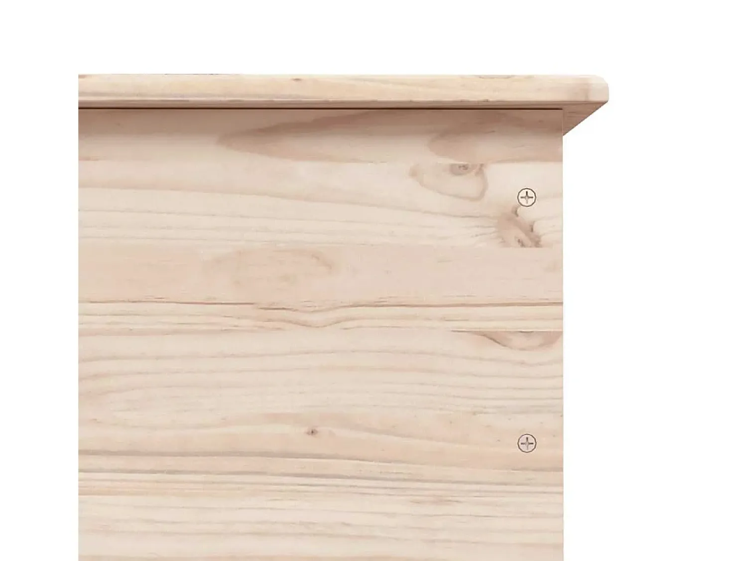 Acessórios De Arrumação|vidaxl Arca de arrumação c/ rodas ALTA 73x39,5x43 cm pinho maciço Natural claro