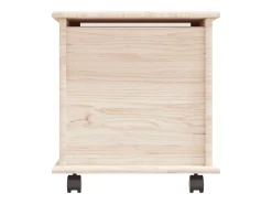 Acessórios De Arrumação* Arca de arrumação c/ rodas ALTA 73x39,5x44 cm pinho maciço PT406088 Castanho