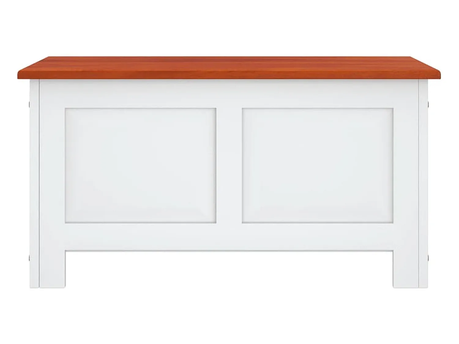 Online Arca de arrumação c/ tampa acácia maciça castanho e PT953586 Branco