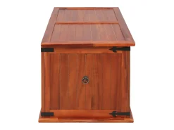 Acessórios De Arrumação* Arca de arrumação 79x34x32 cm madeira de acácia maciça PT727768 Castanho