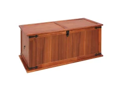 Acessórios De Arrumação* Arca de arrumação 79x34x32 cm madeira de acácia maciça PT727768 Castanho