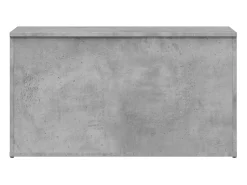 Acessórios De Arrumação|vidaxl Arca de arrumação 84x42x46 cm madeira processada cinza cimento Cinzento
