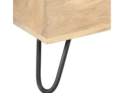 Sale vidaxl Arca 90x40x45 cm cm madeira de mangueira maciça Natural claro