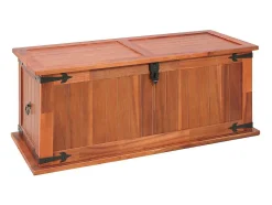 Acessórios De Arrumação*vidaxl Arcas de arrumação 3 pcs madeira de acácia maciça Natural claro